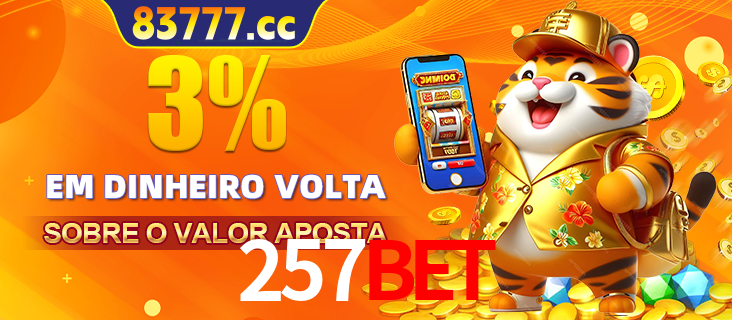 Promoção para baixar e instalar o aplicativo do cassino 257BET. O banner oferece uma recompensa de R1aR1aR8, com a imagem de uma cobra sobre moedas de ouro.