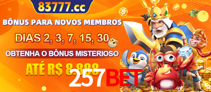 Anúncio dos benefícios para Membro VIP Sênior na plataforma 257BET, incluindo bônus promocionais, semanais e mensais, ilustrado com o personagem Fortune Tiger.